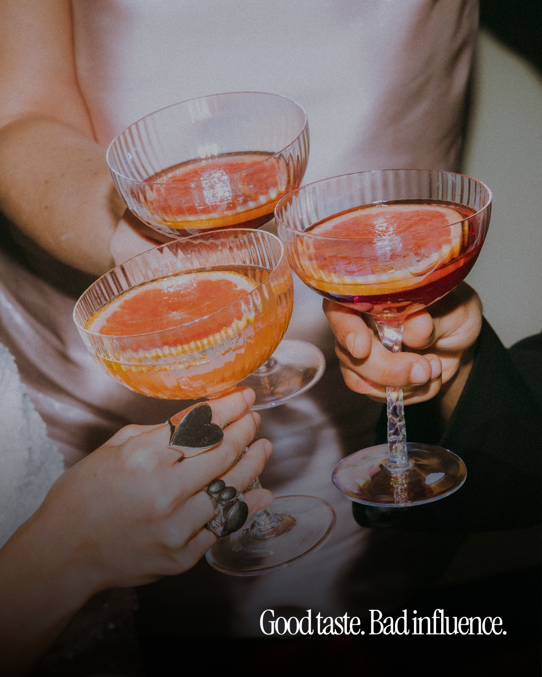 Cocktails raised together
